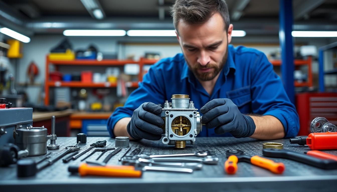 Ma tondeuse demarre et sarrete causes et solutions rapides 3 votre tondeuse dĂ©marre puis s'arrĂȘte soudainement ? dĂ©couvrez les causes possibles de ce problĂšme (carburateur, bougie, filtreâŠ) et nos solutions rapides pour rĂ©parer votre tondeuse facilement.