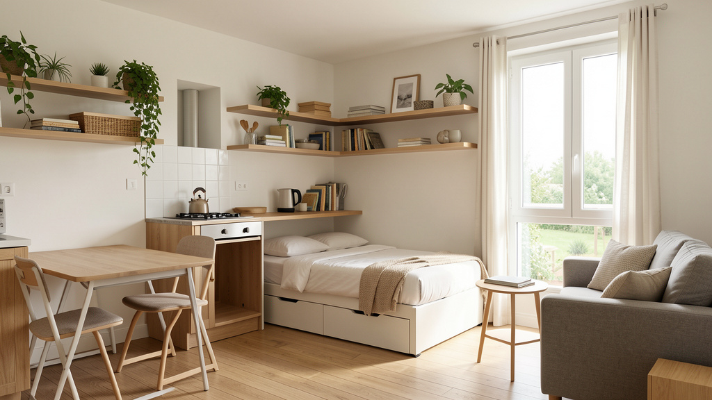 amenagement studio 25m2 job 2758 20260626 082400 découvrez nos meilleures astuces gain de place pour aménager un studio de 25 m² ! optimisez l'espace, trouvez des idées pratiques et créez un intérieur fonctionnel et moderne.