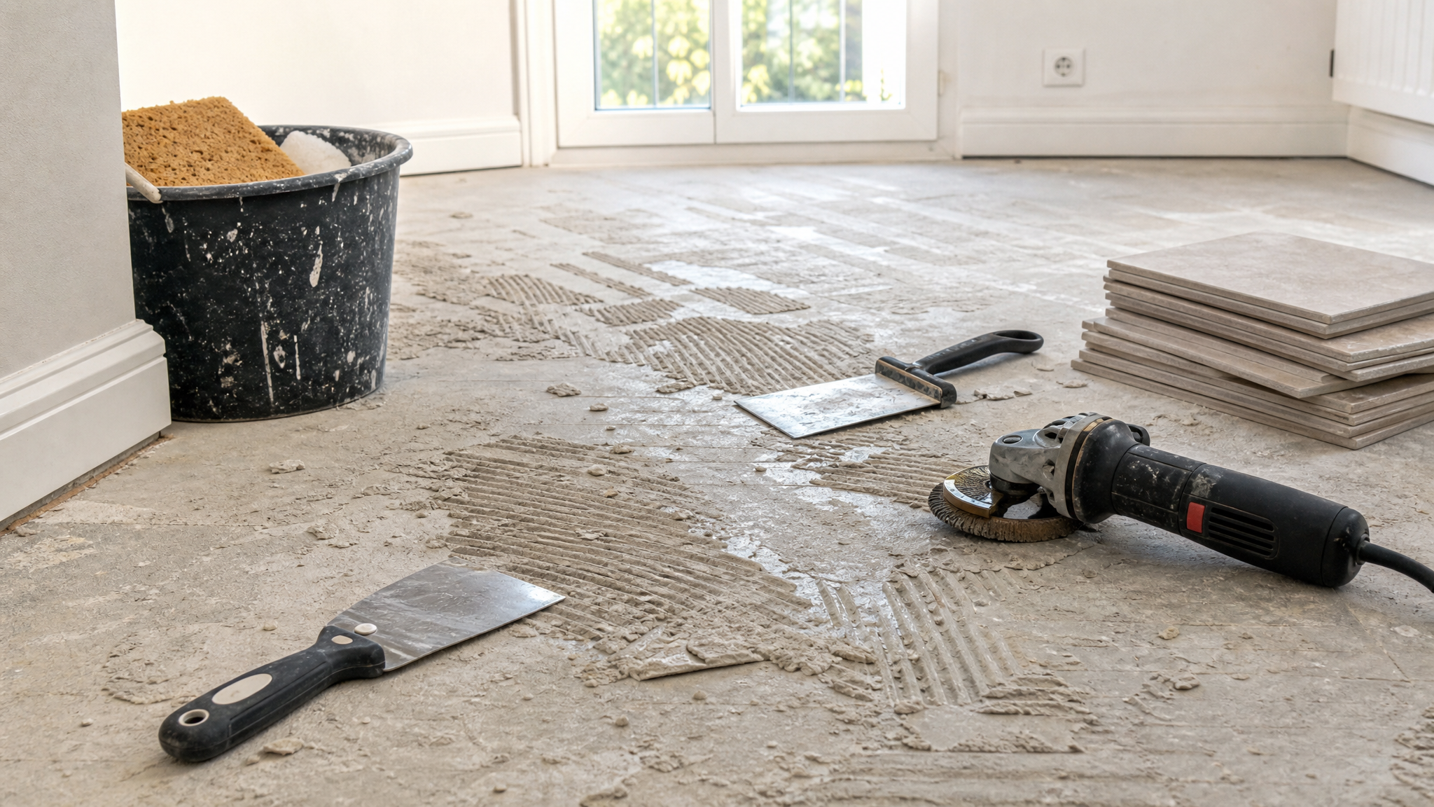 enlever colle carrelage job 2817 20260626 091341 Enlever la colle à carrelage : techniques pros et astuces